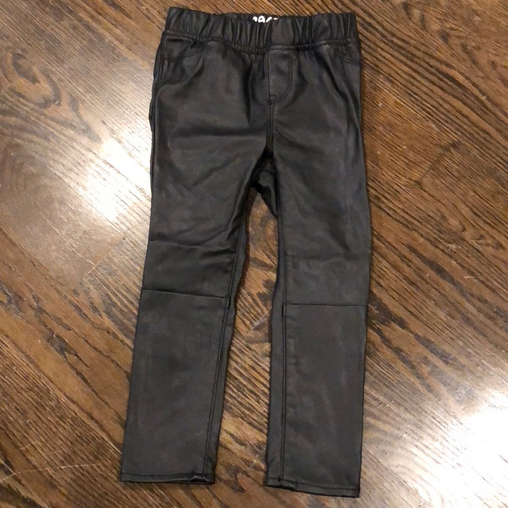 Gap Leatherette Black Pants